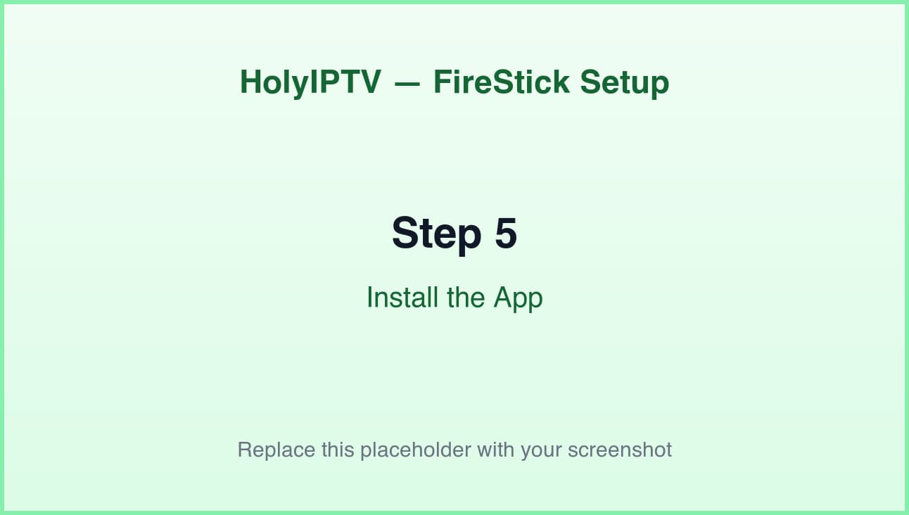 Fertig eingerichtete IPTV Senderliste auf dem Fire TV